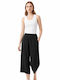 Pantaloni Dama Din Țesătură Negru