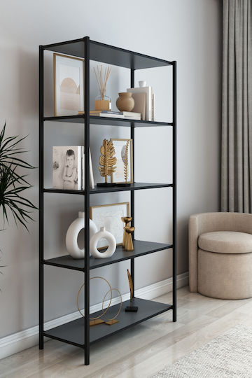 Βιβλιοθήκη Γκρι 50x24x150εκ.