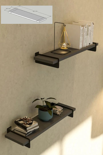 Wandregal 60x16x7cm