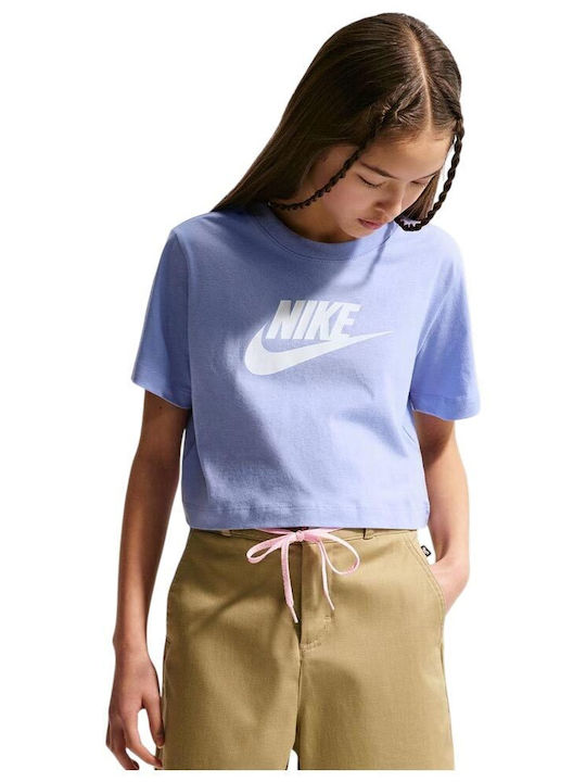 Nike Kids Crop Top Short-Sleeved Futura Sportswear