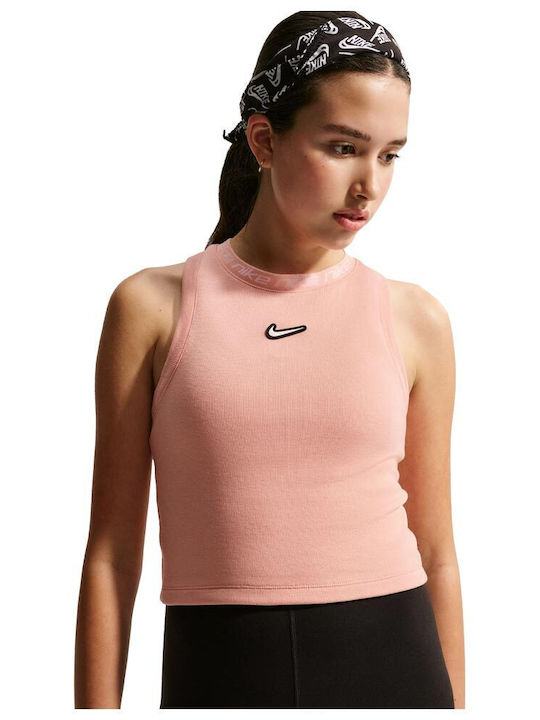 Nike Kids Long-Sleeved Dri-Fit Orange Sweater Sportswear