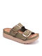 Summer Women's Platform Slippers Style Green