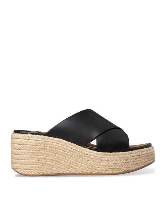 Fitflop Καλοκαιρινές Γυναικείες Πλατφόρμες Μαύρες