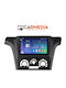Carmedia Car Audio System for Mitsubishi Outlander 2001-2005 with A/C Bluetooth USB WiFi GPS Apple CarPlay Android Auto with 9" Touch Screen