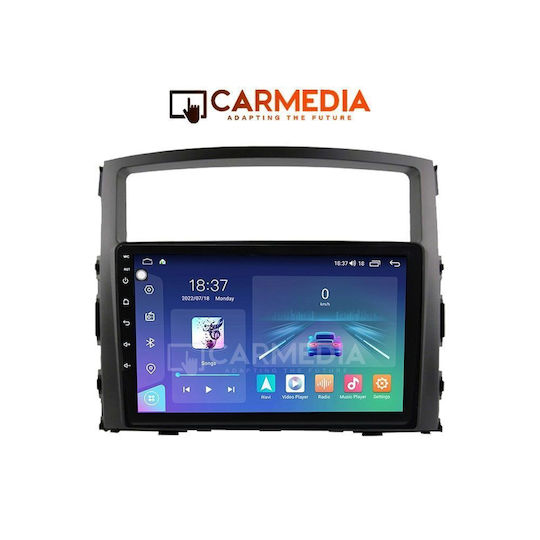 Carmedia Ηχοσύστημα Αυτοκινήτου για Mitsubishi Pajero 2006-2013 (Bluetooth/USB/WiFi/GPS/Apple-Carplay/Android-Auto) με Οθόνη Αφής 9"