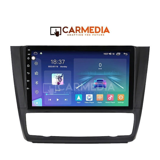 Carmedia Sistem Audio Auto Pentru BMW Seria 1 2004-2013 Bluetooth USB Wi-Fi GPS Apple CarPlay Android Auto Cu Ecran Tactil 9"