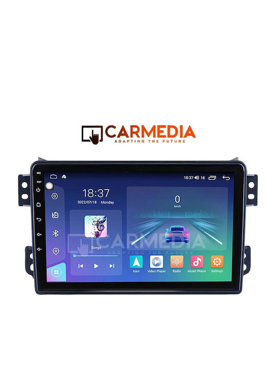 Carmedia Car Audio System for Opel Agila Suzuki Splash 2008 (Bluetooth USB WiFi GPS Apple CarPlay Android Auto) with 9" Touch Screen
