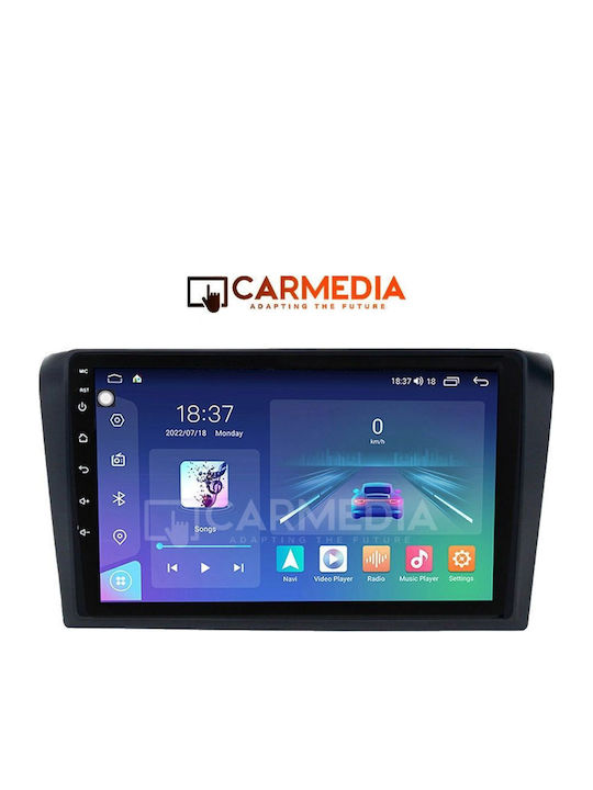 Carmedia Car Audio System for Mazda 3 2003-2008 Bluetooth USB WiFi GPS Apple CarPlay Android Auto with 9" Touch Screen