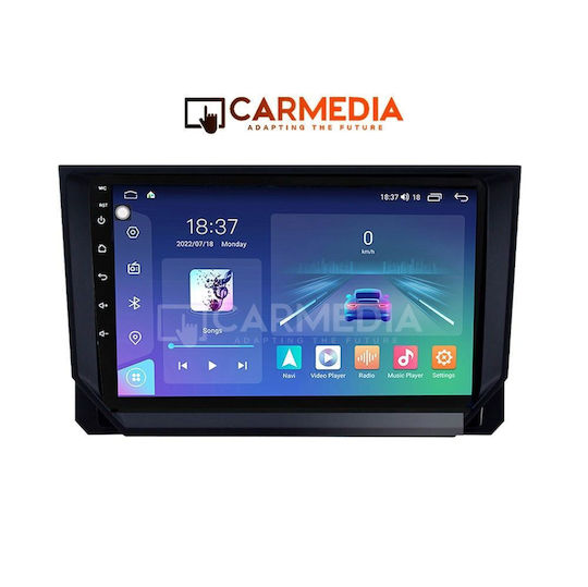 Carmedia Ηχοσύστημα Αυτοκινήτου για Seat Arona 2018 (Bluetooth/USB/WiFi/GPS/Apple-Carplay/Android-Auto) με Οθόνη Αφής 9"
