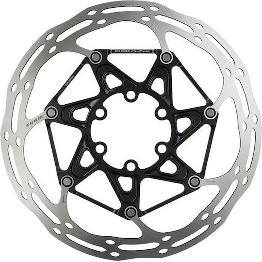 Sram Centerline X Runde 2-Teile Ti Fahrrad-Bremsscheibe Durchmesser 180mm