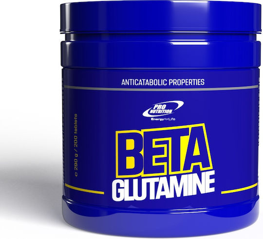 Beta Glutamine Συμπλήρωμα Διατροφής Γλουταμίνη Βήτα-αλανίνη & Βιταμίνη B6 200 Ταμπλέτες