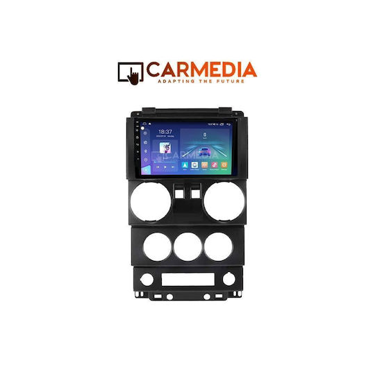 Carmedia Car Audio System for Jeep Wrangler 2006-2011 Bluetooth USB Wi-Fi GPS Apple CarPlay Android Auto with 9 Inch Touch Screen
