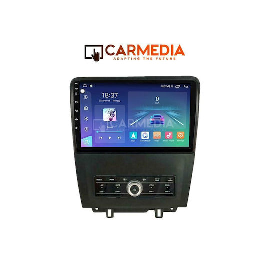 Carmedia Ηχοσύστημα Αυτοκινήτου για Ford Mustang 2010-2015 (Bluetooth/USB/WiFi/GPS/Apple-Carplay/Android-Auto) με Οθόνη Αφής 9"