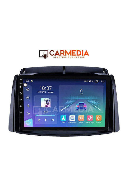Carmedia Car Audio System for Renault Koleos 2006-2016 with Touch Screen 9 inches Bluetooth USB Wi-Fi GPS Apple CarPlay Android Auto
