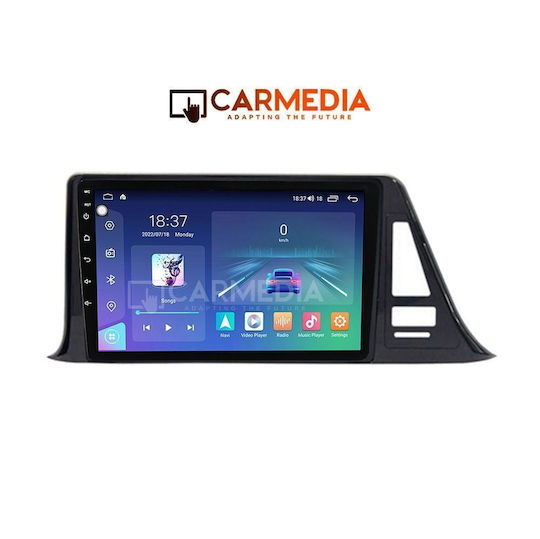 Carmedia Car Audio System for Toyota C-HR 2017 (Bluetooth/USB/WiFi/GPS/Apple CarPlay/Android Auto) with 9" Touch Screen