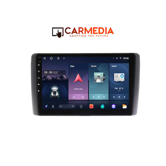 Carmedia Car Audio System for Nissan Leaf 2018 with Touch Screen 9" Bluetooth USB Wi-Fi GPS Apple CarPlay Android Auto