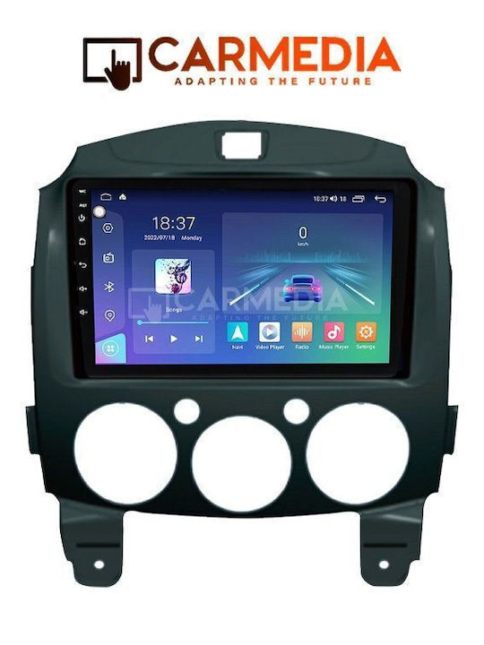 Carmedia Car Audio System for Mazda 2 2007-2014 Bluetooth USB WiFi GPS Apple CarPlay Android Auto with 9" Touch Screen