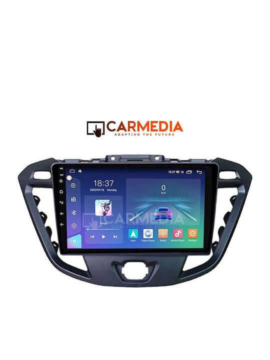 Carmedia Car Audio System for Ford Transit Custom / Tourneo Custom 2013-2019 Bluetooth USB WiFi GPS Apple CarPlay Android Auto with 9" Touch Screen