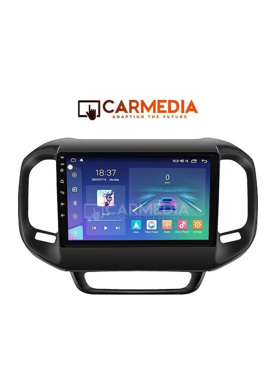 Carmedia Car Audio System for Fiat Toro 2017-2021 Bluetooth USB WiFi GPS Apple CarPlay Android Auto with 9" Touch Screen