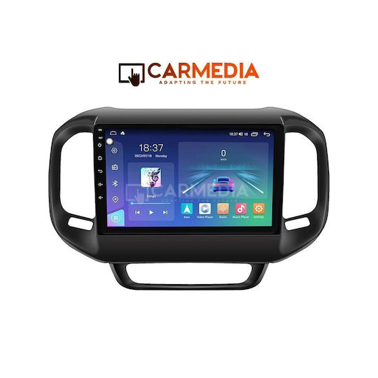 Carmedia Car Audio System for Fiat Toro 2017-2021 Bluetooth USB WiFi GPS Apple CarPlay Android Auto with 9" Touch Screen