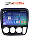 Carmedia Auto-Audiosystem für Honda CR-V 1996-2006 mit A/C Bluetooth USB Eingebautes Wi-Fi GPS Apple CarPlay Android Auto mit 9-Zoll Touchscreen
