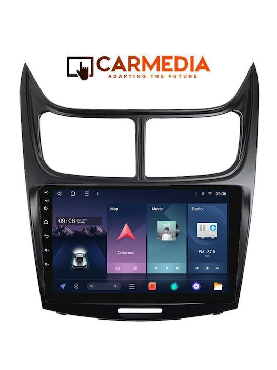 Carmedia Auto-Audiosystem Für Chevrolet Sail 2009-2014 Mit Touchscreen 9" Bluetooth USB Eingebautes Wi-Fi GPS Apple CarPlay Android Auto