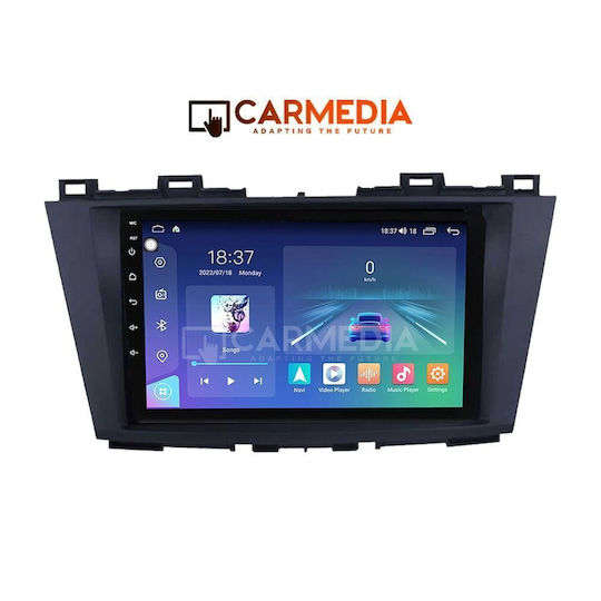Carmedia Ηχοσύστημα Αυτοκινήτου για Mazda 5 2011 (Bluetooth/USB/WiFi/GPS/Apple-Carplay/Android-Auto) με Οθόνη Αφής 9"