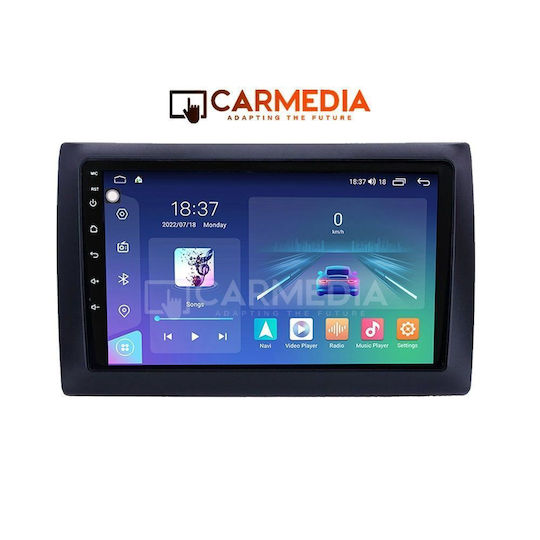 Carmedia Ηχοσύστημα Αυτοκινήτου για Fiat Stilo 2001-2008 (Bluetooth/USB/WiFi/GPS/Apple-Carplay/Android-Auto) με Οθόνη Αφής 9"