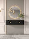 Metal Console L90xW23xH23cm
