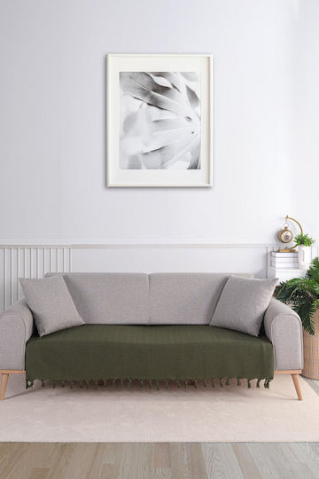 SteweHome SteweHome Sesselüberwurf 100x200cm Khaki