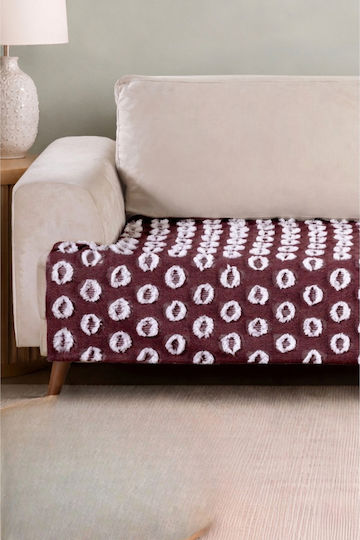 SteweHome SteweHome Sesselüberwurf Jacquard 100x200cm Burgundisch
