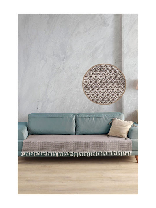 SteweHome Ριχτάρι Πολυθρόνας 115x201εκ. Καφέ
