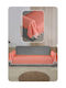 SteweHome Three-Seater Sofa Throw 115x300cm Orange