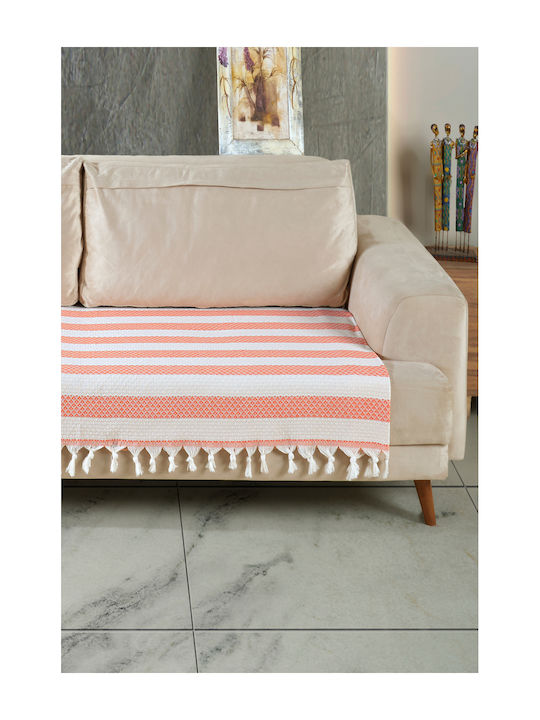 SteweHome Armchair Throw 115x201cm Orange