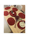 SteweHome Wicker Red Placemats 40x30cm 7 Pieces