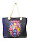 Kinder Tasche Strandschwarz 47x37cm
