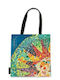 Stoff Einkaufstasche 37x43x12cm Paperblanks Gaudi’s Sun