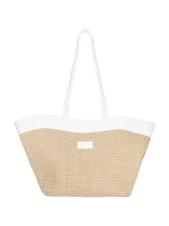 Guy Laroche Straw Women's Shoulder Bag White