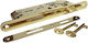 Agb Recessed Lock Gold Oval Center 90mm-40