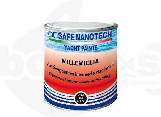 Safe Nanotech Millemiglia Evo Marine Paint For Vessel 0.75lt Black