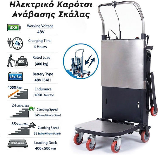 Elektrischer Klappbarer Transport-Wagen