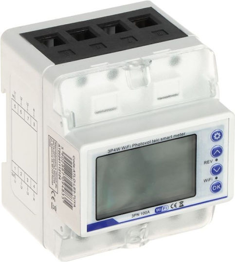 Atlo Energy Analyzer Electric Panel Digital Single-phase Wi-Fi Google Home Alexa Tuya ATLO-LE3-TUYA