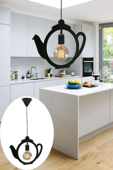 SteweHome Κρεμαστό Φωτιστικό Μαύρο 60x42x51εκ. SteweHome Κρεμαστό Φωτιστικό Μαύρο 60x42x51εκ.