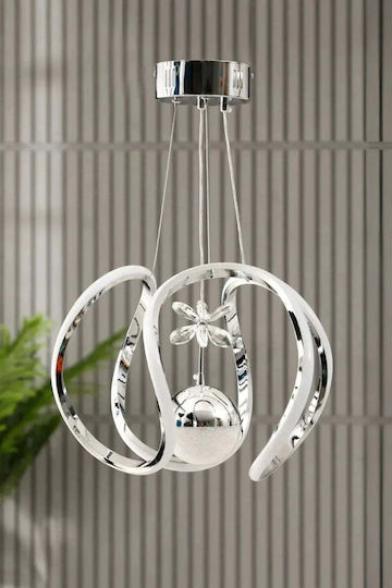 SteweHome LED Ceiling Pendant Light Beige 20x20x81cm