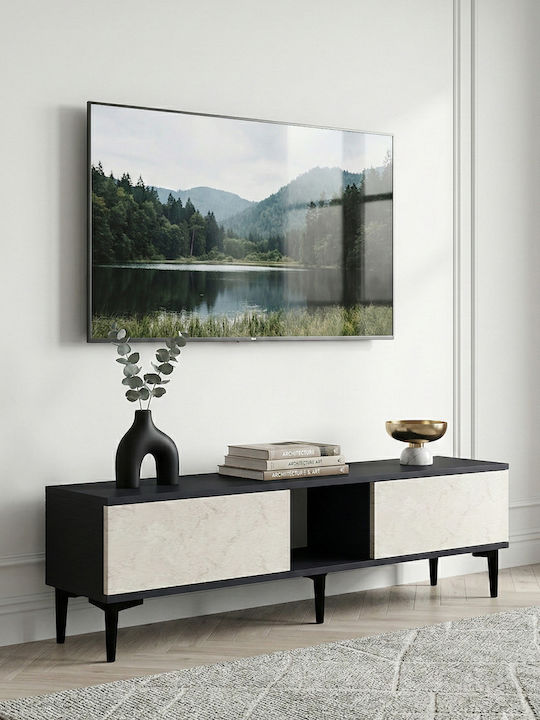 Έπιπλο Τηλεόρασης Γκρι Μ150xΠ30xΥ41cm