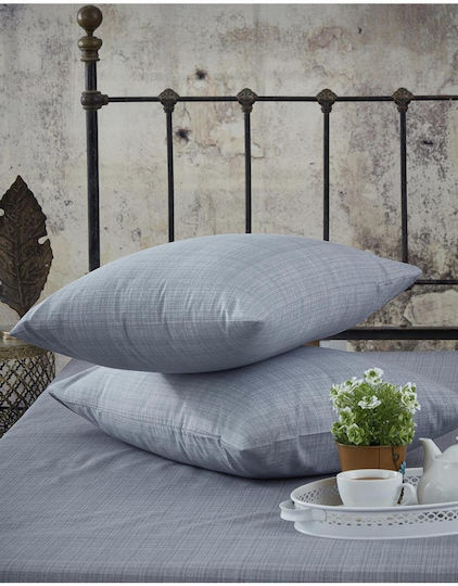 SteweHome Set Pillowcases Grey Smoky 50x70cm