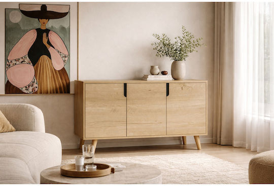 Μπουφές Ξύλινος Καφέ 120x30x80cm Μπουφές Ξύλινος Καφέ 120x30x80cm