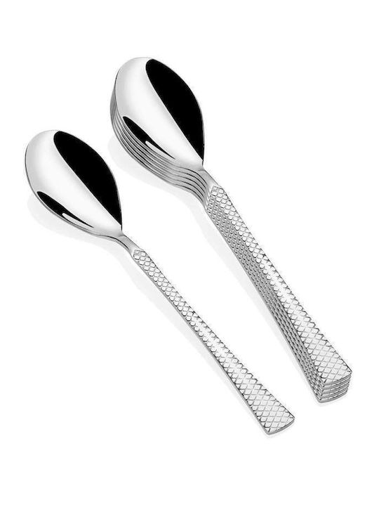 SteweHome Salter Inox Dessert / Eiscreme Löffel Set Silber 6 Stück