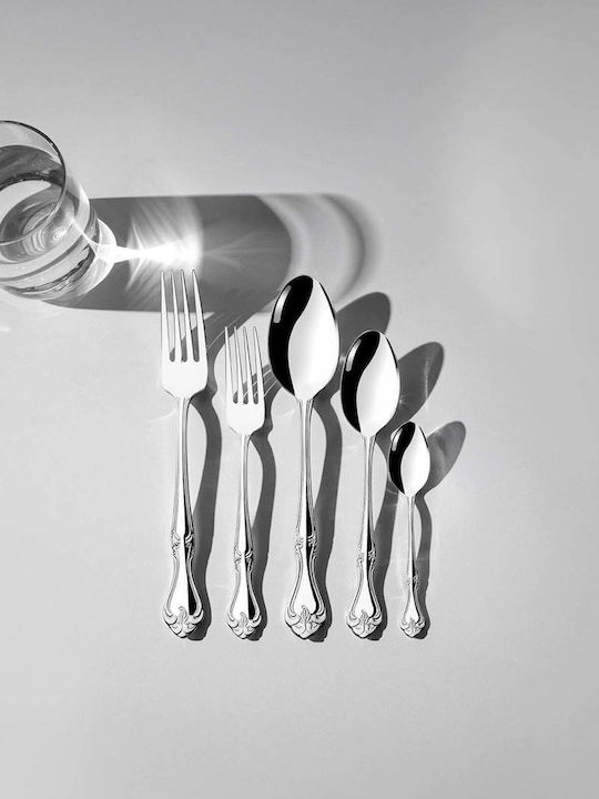 SteweHome Cutlery Set Stainless Steel Silver 30 Pieces