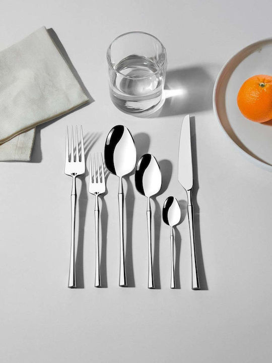 SteweHome Cutlery Set Stainless Steel Gray 36 Pieces
